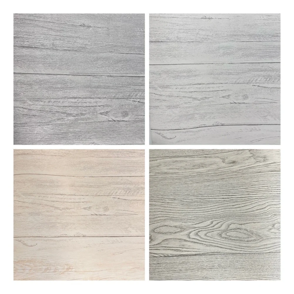 NEW Large Bundle of 45 Large Assorted Wood Pattern Wallpaper Sample Sheets- DIY